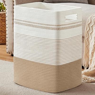 Storage Baskets for Bedroom, Large Laundry Storage Basket for