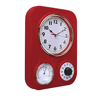 retro kitchen timer wall clock