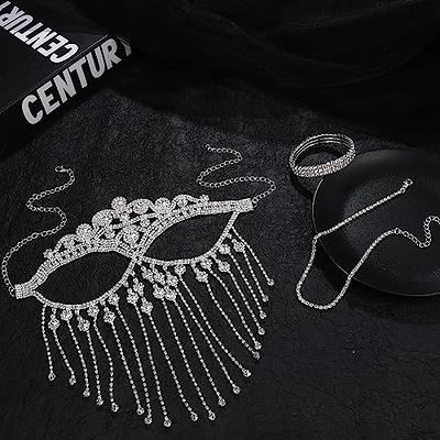 Masquerade Mask Rhinestone Stick-On Jewels