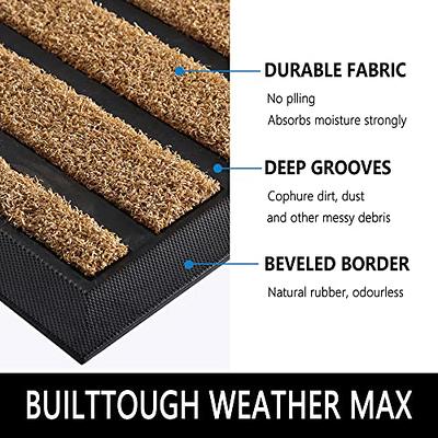 Yimobra Welcome Door Mat, Heavy Duty Durable Front Door Mat for Home  Entrance, Garage and Garden Outside Entryway Floor Mat, Non Slip, Fade  Resistant