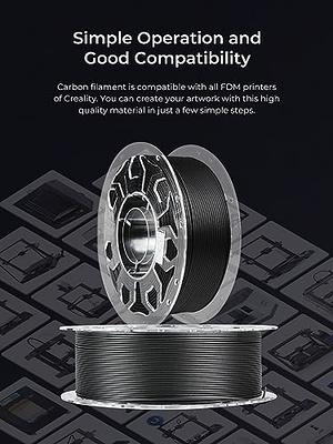 Creality PLA Filament 1.75mm, 3D Printer Filament, 1.0kg (2.2lbs) Spool, No  Warp Enhanced Toughness, Dimensional Accuracy ±0.03mm Printing Filament,  for FDM 3D Printers, Grey 