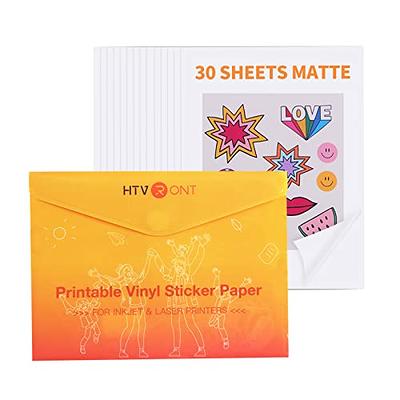 MECOLOUR Premium Printable Vinyl Sticker Paper Transparent 20