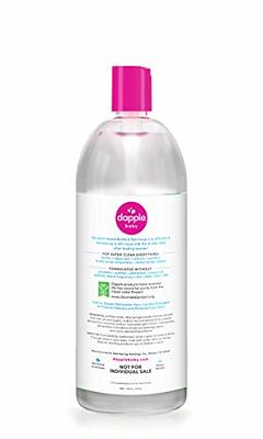 Dapple Bottle and Dish Soap Baby, Hypoallergenic, Plant-Based, Fragrance  Free, 3 Fl Oz (Pack of 2)