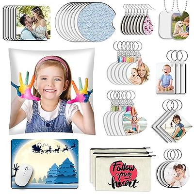 20 Pack Round Sublimation Coasters Blanks Bulk for DIY Crafts, Art