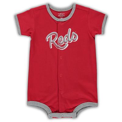 Infant Tiny Turnip Red Boston Sox Baseball Tear Bodysuit