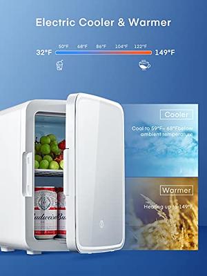  Mini Cooler Warmer Fridge, Mini Fridge Freezer, Mini  Refrigerator Fridge Portable Mirrored Personal Fridge Usb Interface Cooler  Warmer Refrigerator Suitable for Cans Drink Beer Cooler Warmer : Appliances