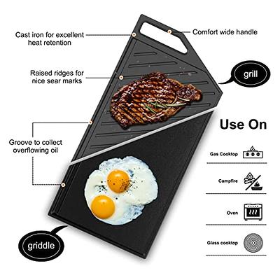 Gas Cooktop w/ Reversible Cast Iron Grill/Griddle