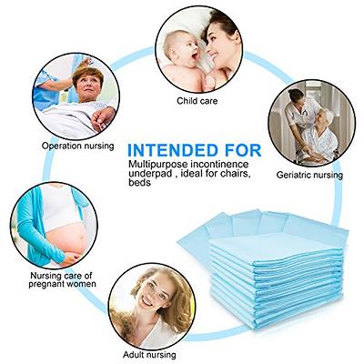 Baby Disposable Changing Pad, 100Pack Soft Waterproof Mat, Portable Diaper  Changing Table & Mat, Leak-Proof Breathable Underpads Mattress Play Pad