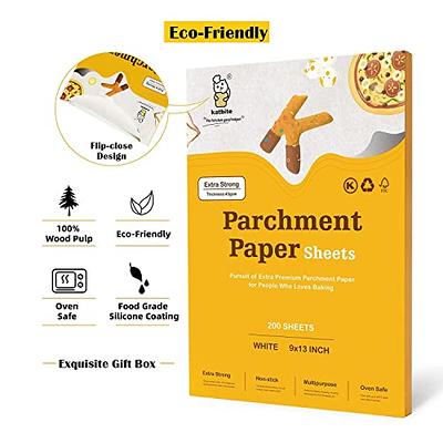 200Pcs Parchment Baking Paper Sheets Non-stick Greaseproof Baking Paper 