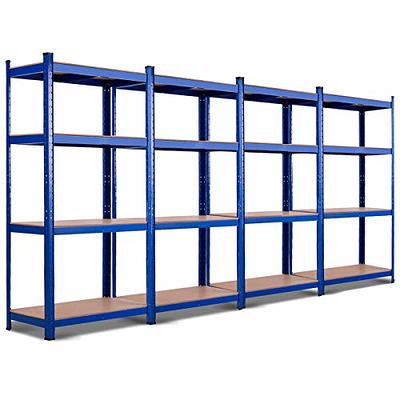 REIBII 55.2''W Storage Shelves 2500LBS Wire Shelving Unit with Wheels Heavy  Duty Metal Shelves for Storage Adjustable Garage Storage Rack Pantry Shelf  Kitchen Shelving, 75.3 H X 55.2''W X 23.6 D 