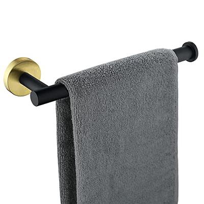 Hand Towel Holder for Bathroom,Black & Gold Hand Towel Bar, SUS304  Stainless Steel Hand Towel