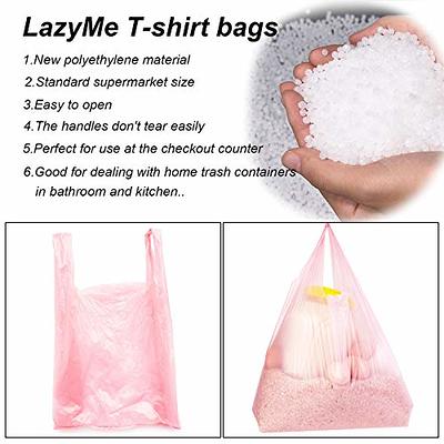 100 Plastic Bags T Shirt Bags Plastic Shopping Bag Tshirt 