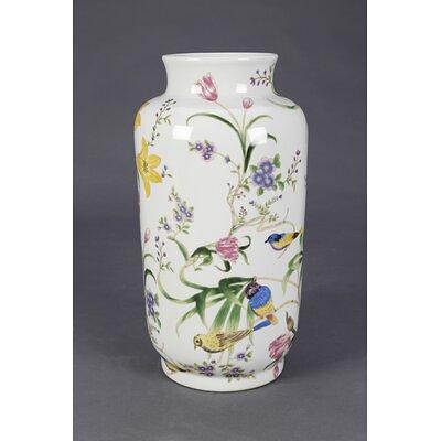 Yellow White and Grey Ginger Jar