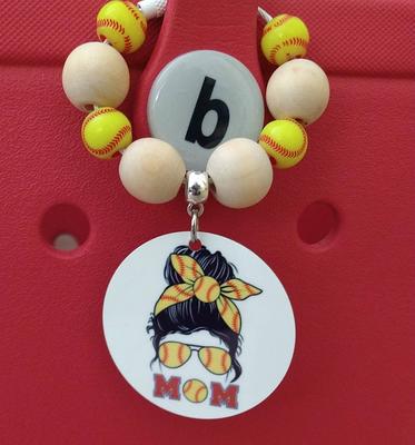 Custom School Colors CHEER BOGG Bag Charm CHEER Mom 