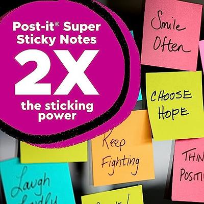 Post-it® 100% Recycled Paper Super Sticky Notes, 4 x 4, Wanderlust  Pastels Collection, Lined, 3 Pads/Pack, 70 Sheets/Pad - Yahoo Shopping