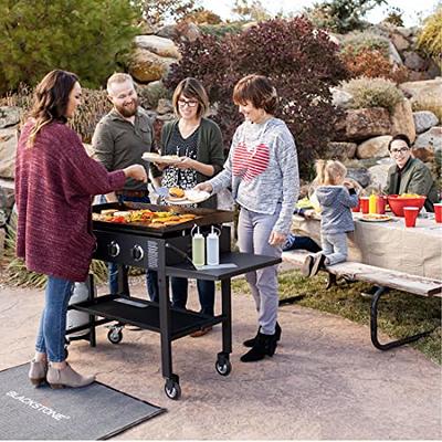  Blackstone 36 Inch Gas Griddle Cooking Station 4 Burner Flat  Top Gas Grill Propane Fuelled Restaurant Grade Professional 36” Outdoor  Griddle Station with Side Shelf (1554) : Clothing, Shoes & Jewelry