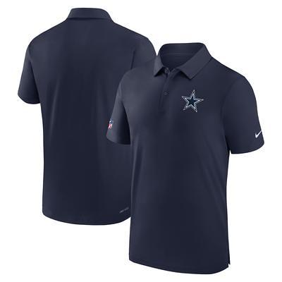 Men's Nike White Dallas Cowboys Sideline Coaches Dri-Fit Polo