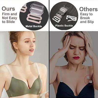 12 Pairs Clear Bra Straps, Non-Slip Invisible Shoulder Bra Straps  Adjustable Transparent Bra Strap Clips Strapless Bras Straps Replacement  Bra Strap Holder Bra Clips for Women : : Clothing, Shoes &  Accessories