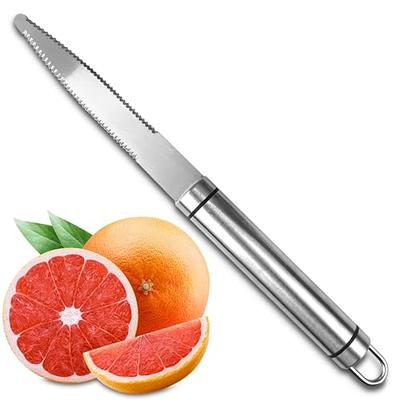 Grapefruit Knife Curved Serrated Blade Knife - Fruit Slicer Cutter small  Serrated Knife Kitchen Curved Grapefruit Knife Orange Slicer Cutter - Fruit  Cutter Home Kitchen Gadget Stainless Steel Knife - Yahoo Shopping