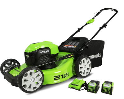 Greenworks 16' 40V Lithium-Ion Cordless Mover, Black+Decker