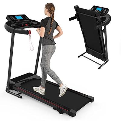 Home Foldable Treadmill with Incline, Folding Treadmill for Home Workout, Electric Walking Treadmill Machine 15 or Programs 250 LB Capacity MP3 (Black+Gray) (Black) - Yahoo Shopping