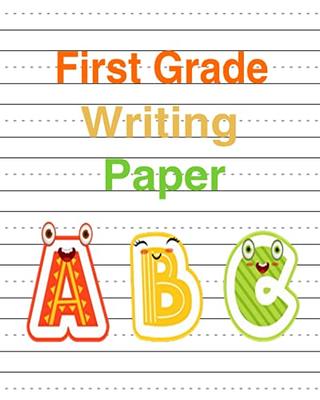 Kindergarten Writing Paper with Dotted Lines for Kids: 150 Pages