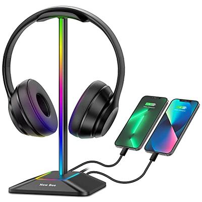 Headset Holder with USB Port Under Desk Headphone Stand Gaming Desk  Accessories, Dual Earphone Hangers Hook(USB Type-C + A Included) - Yahoo  Shopping
