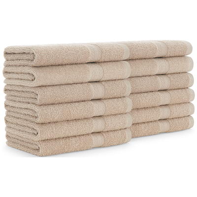 Arkwright Ribbed Cotton Bar Mop Towels (12 Pack), 16x19 in