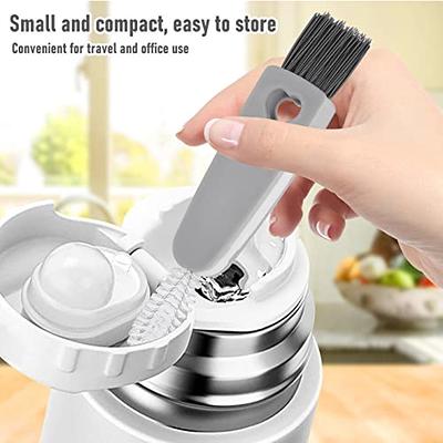 3 in 1 Multifunctional Cleaning Brush, Water Bottle Cleaner Brush, Cup Lid  Crevice Cleaning Tools for Cleaning Tea Cups, Keyboards, Kitchen Gadgets 