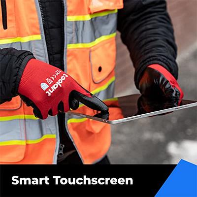 toolant Work Gloves Men, Mechanic Gloves Touch Screen, Safety Working Gloves for Multipurpose