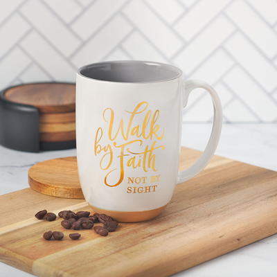 Christian Art Gifts Large Ceramic Bible Verse Coffee & Tea Mug for