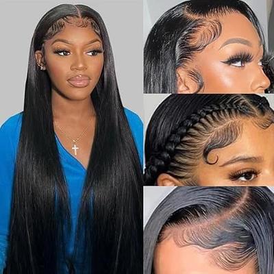 TALENT SHOW 22 Inch Body Wave Lace Front Wigs Human Hair Pre Plucked 13x4  HD Transparent