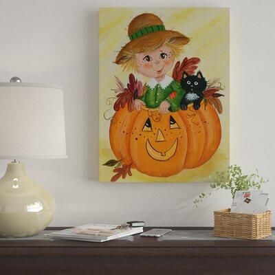 Trademark Fine Art 'Pumpkin Patch' Canvas Art by Valarie Wade