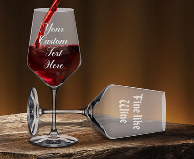 Personalized Crystal Glasses- great Wedding gift