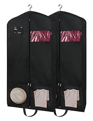 KIMBORA 60 Dress Garment Bags for Hanging Clothes Travel