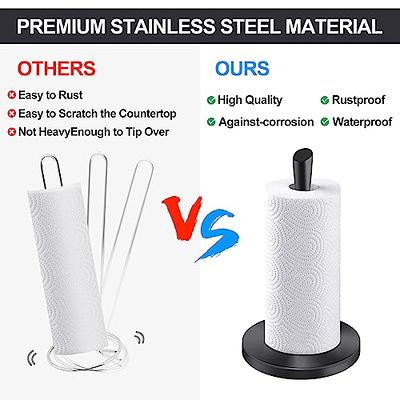 JDGOU Paper Towel Holder Self Adhesive or Drilling,Paper Towel Holder Under  Cabinet,Paper Towel Holder Wall Mount Waterproof and Rustproof,Perfect  Kitchen Organization for Kitchen,Sink,Bathroom Silver - Yahoo Shopping