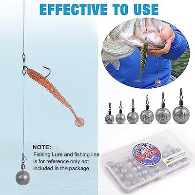 ECOFT Lead Free Fishing Sinkers and Weights in Assorted Sizes for Saltwater  Freshwater