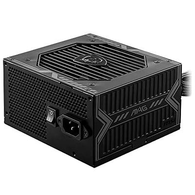 MSI MAG A650BN Gaming Power Supplyr - 80 Plus Bronze Certified 650W -  Compact Size - ATX PSU