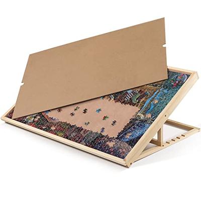WIAWG Jigsaw Puzzle Board for 1000-Pieces, Lightweight Non-Slip Surface  Puzzle Tables with 2 Removable Puzzle Trays for Gift YLM-ZYK0017-c - The  Home