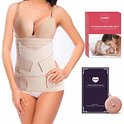 BRABIC Seamless Postpartum Belly Band Wrap Underwear, C-section Recovery  Belt Binder Slimming Shapewear for Women (Beige, Small) - Yahoo Shopping