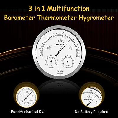 3in 1 Barometer In/Outdoor Thermometer Hygrometer Weather Station