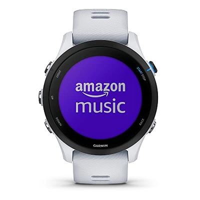  Garmin Forerunner® 255 Music, GPS Running Smartwatch with  Music, Advanced Insights, Long-Lasting Battery, White : Electronics