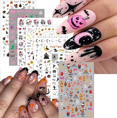 Designer Halloween Nail Decals 8 Sheets