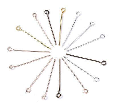 MECCANIXITY 500Pcs Eye Pins Jewelry Findings 22 Gauge 70mm Iron Eye Pins  for Jewelry Making DIY Craft Necklaces Bracelets Earrings 22 Gauge 3.2mm  Head Pins White - Yahoo Shopping
