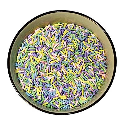 LIKETURE Fake Sprinkles 110g Polymer Clay Sprinkles for Slime Resin Faux  Sprinkles Craft Fake Candy Sprinkle for Shaker Card Phone Case DIY Crafts