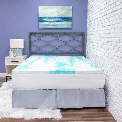 Sealy 4 Pillow Top & Gel Memory Foam Queen Mattress Topper