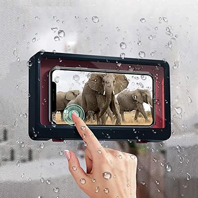 ABHILWY Shower Phone Holder Waterproof Wall Mount, Bathroom Case Mounted  Shelf Stand Suction Cup, Adhesive Touchable Phone Cradle with Glass Mirror  Anti-Fog Screen for Bathtub Kitchen White - Yahoo Shopping