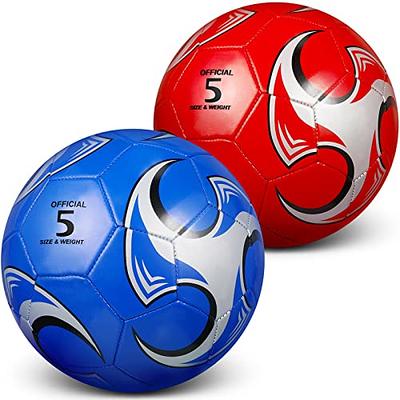 Runleaps Soccer Ball Size 3 for Kids, Ball Toys with Star Pattern Official  Size Soccer Balls for Training, Playing, Boys, Girls, Toddlers( Blue ) :  : Juguetes y Juegos