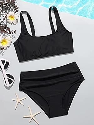  MIENOE Teen Girls Swimsuits Two-Piece Sports One