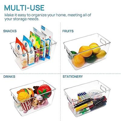 Plastic Snack Jars For Kitchen Counter, Food Storage Canisters